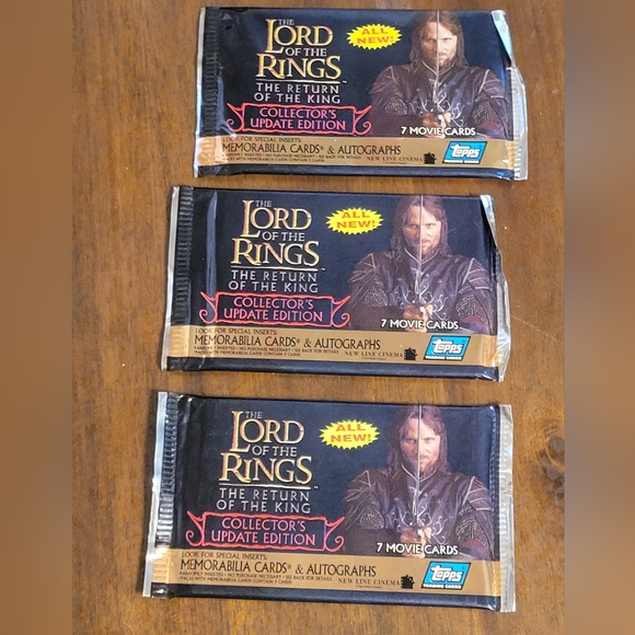 TOPPS Lord of the Rings The Return of the King[Update Edition] - 3 Booster Packs - Picture 1 of 8